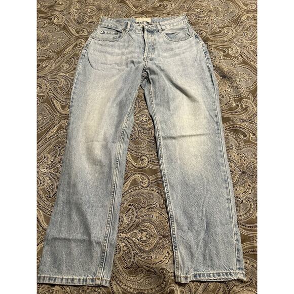 EVARLANE The Curvy 90s Cheeky Straight Jean 28 Crop - Picture 1 of 8